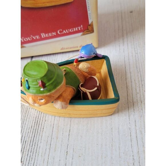 Hallmark you've been caught! 2005 ornament Xmas catfish - Picture 3 of 7